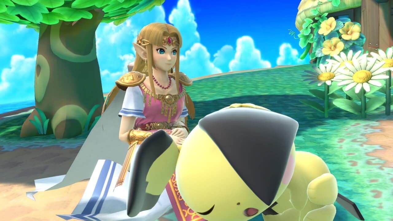 Zelda and Pikachu