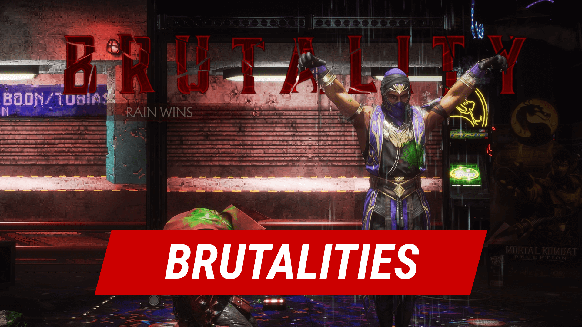 Ultimate Mortal Kombat 3 - Nightwolf - Spirit Beam Fatality 