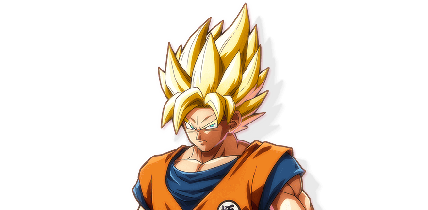 goku super saiyan 1 face