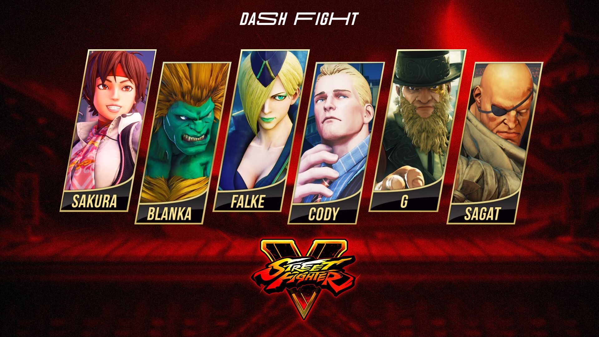 Street Fighter V Characters Roster