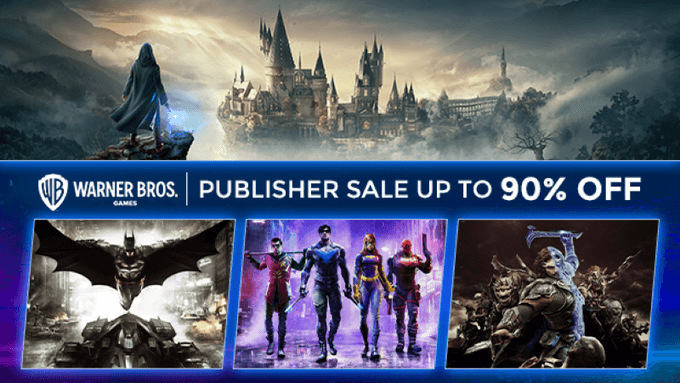 Publisher Sale: grab games from Warner Bros. up to 85% off 