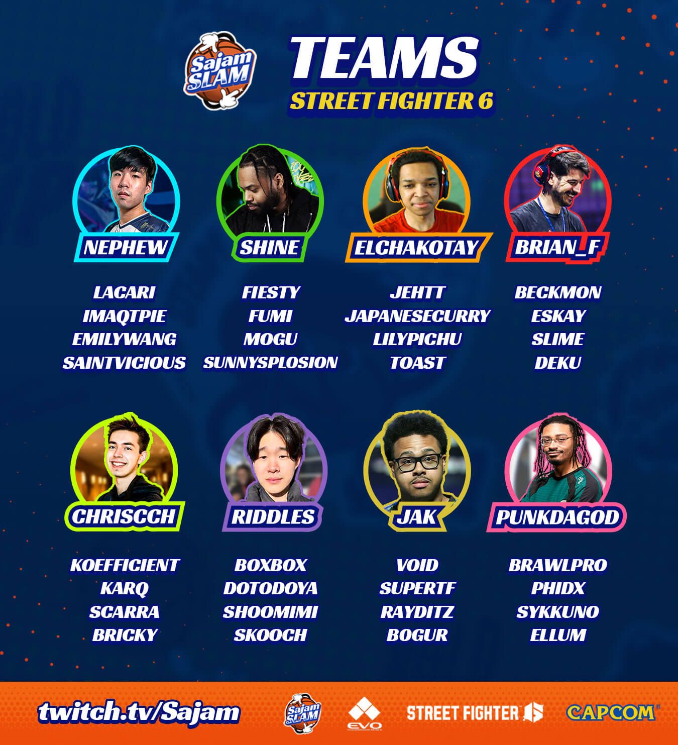 Sajam Slam 5: Team Lineups Revealed