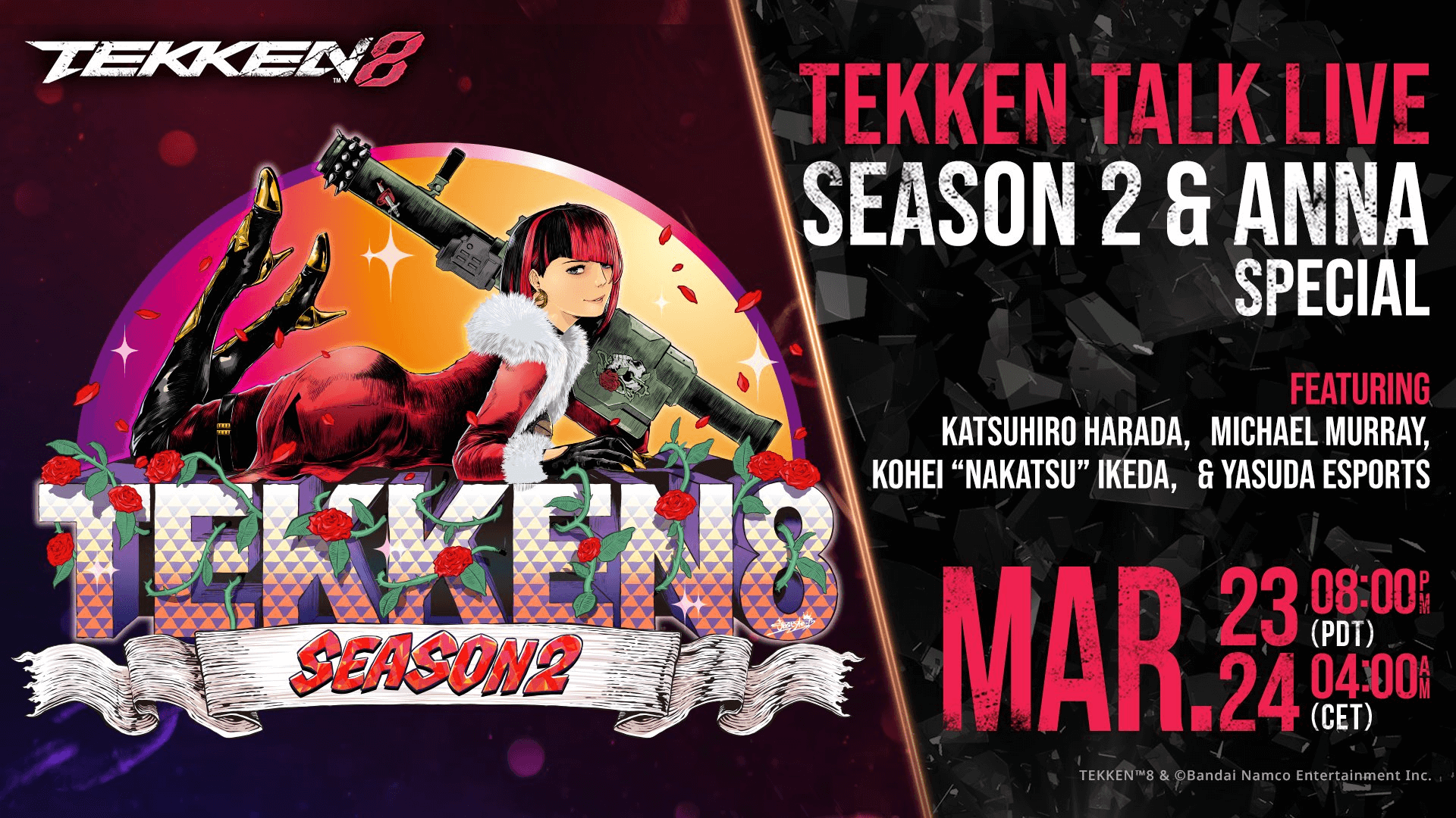 New Tekken Talk this March 23rddd Going over Season 2 & Anna