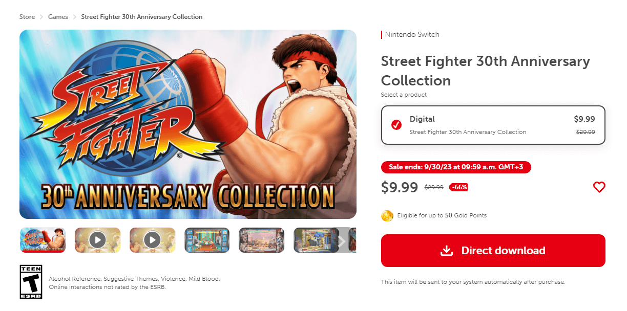 Street Fighter 30th Anniversary Collection Punching Into Switch In