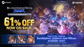 Granblue Fantasy Versus: Rising Steam on a 61% Discount Sale
