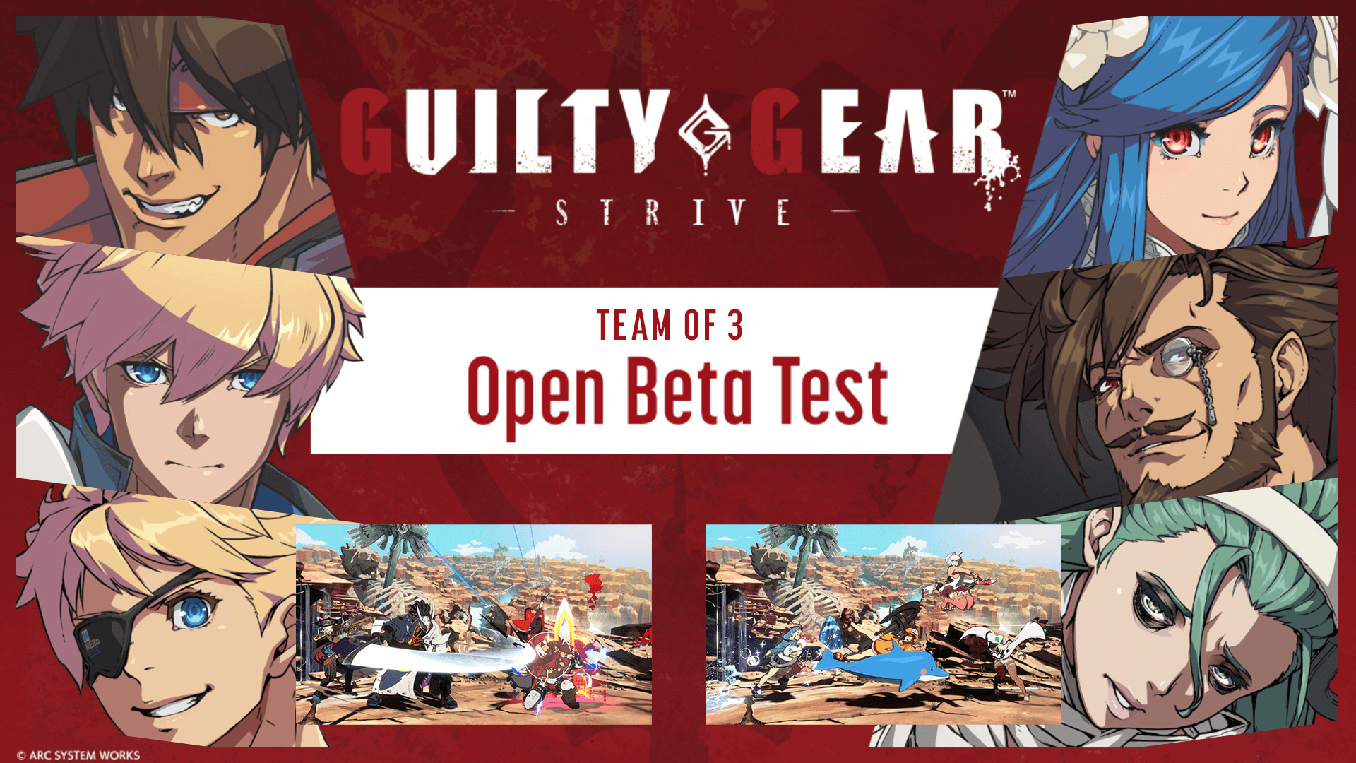 A New Guilty Gear -Strive- 3v3 Open Beta Test Coming in Nov