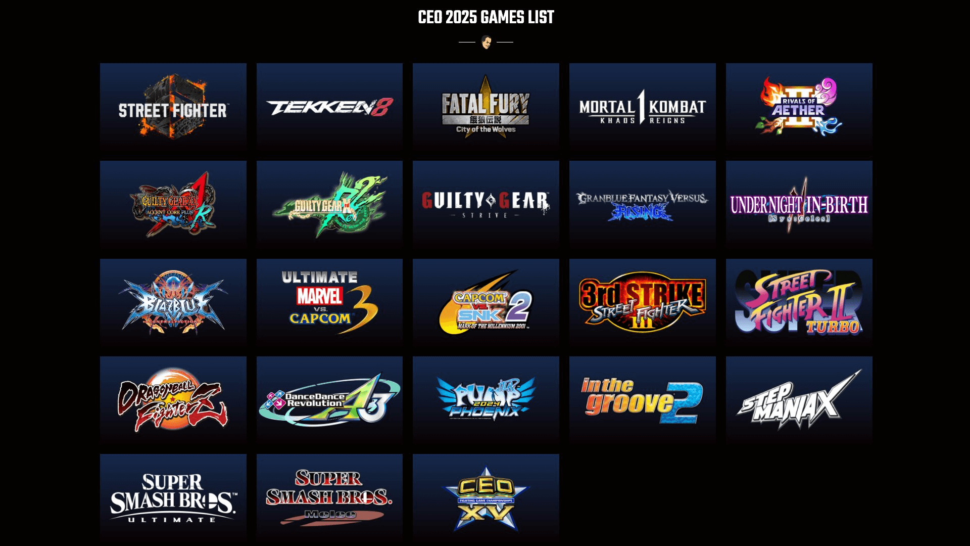 CEO 2025 Games Lineup Revealed - Registrations Now Open
