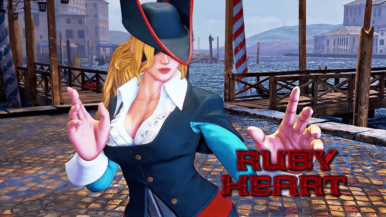 Rose Gets Ruby Heart Crossover Costume in Street Fighter V