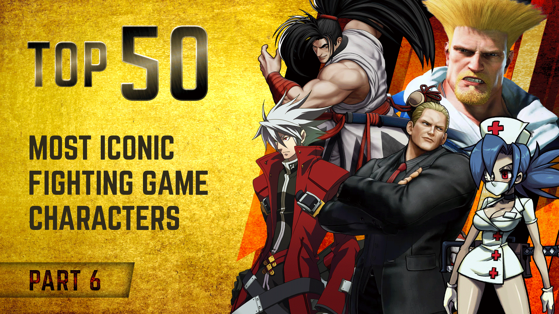 Top 50 Most Iconic Fighting Game Characters - Part 6