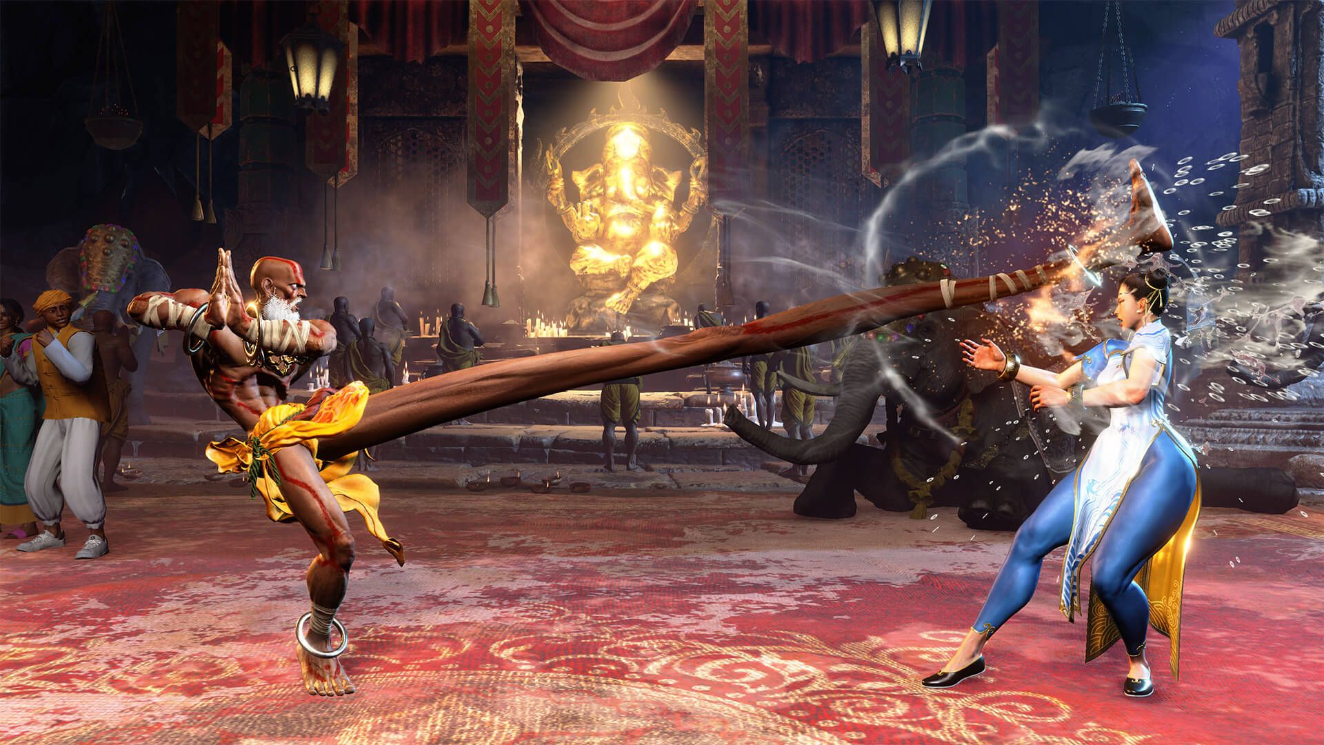 Bit of a stretching by Dhalsim