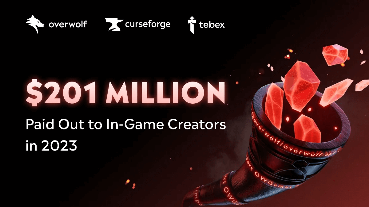 In-game Modders Received $201 Million From Overwolf In 2023